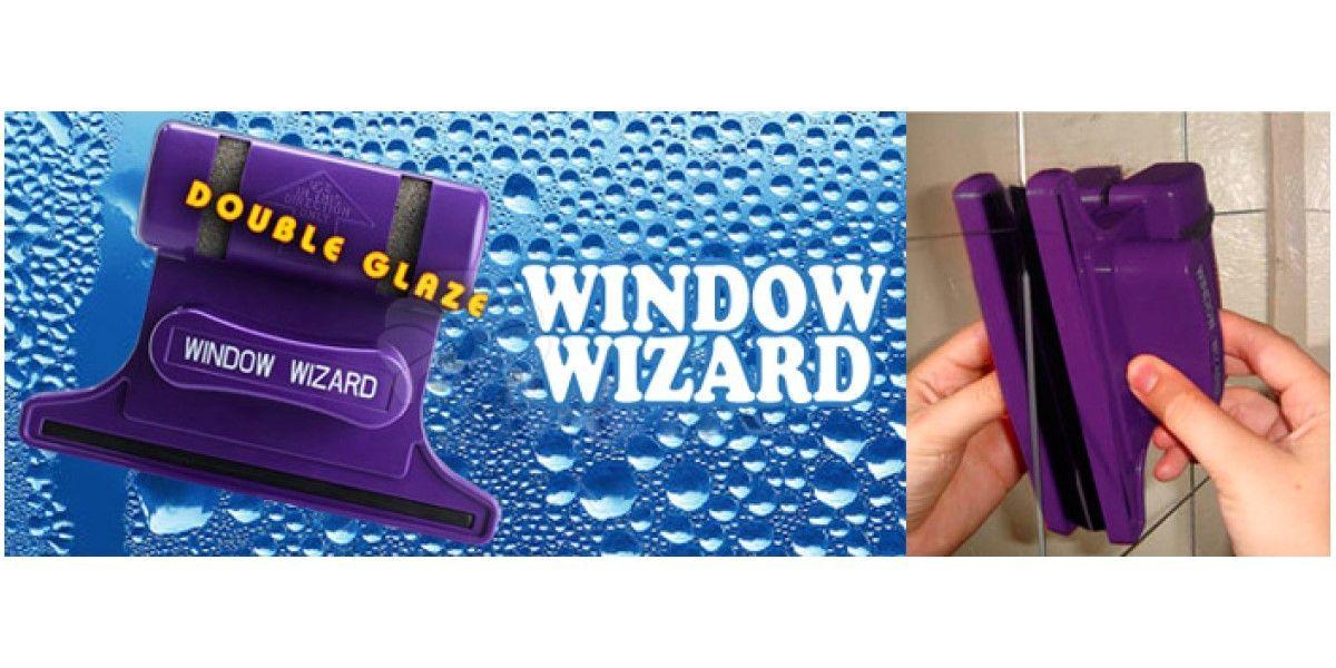Limpia Vidrios Magnetico Magico Esponja Doble Windows Wizard-4