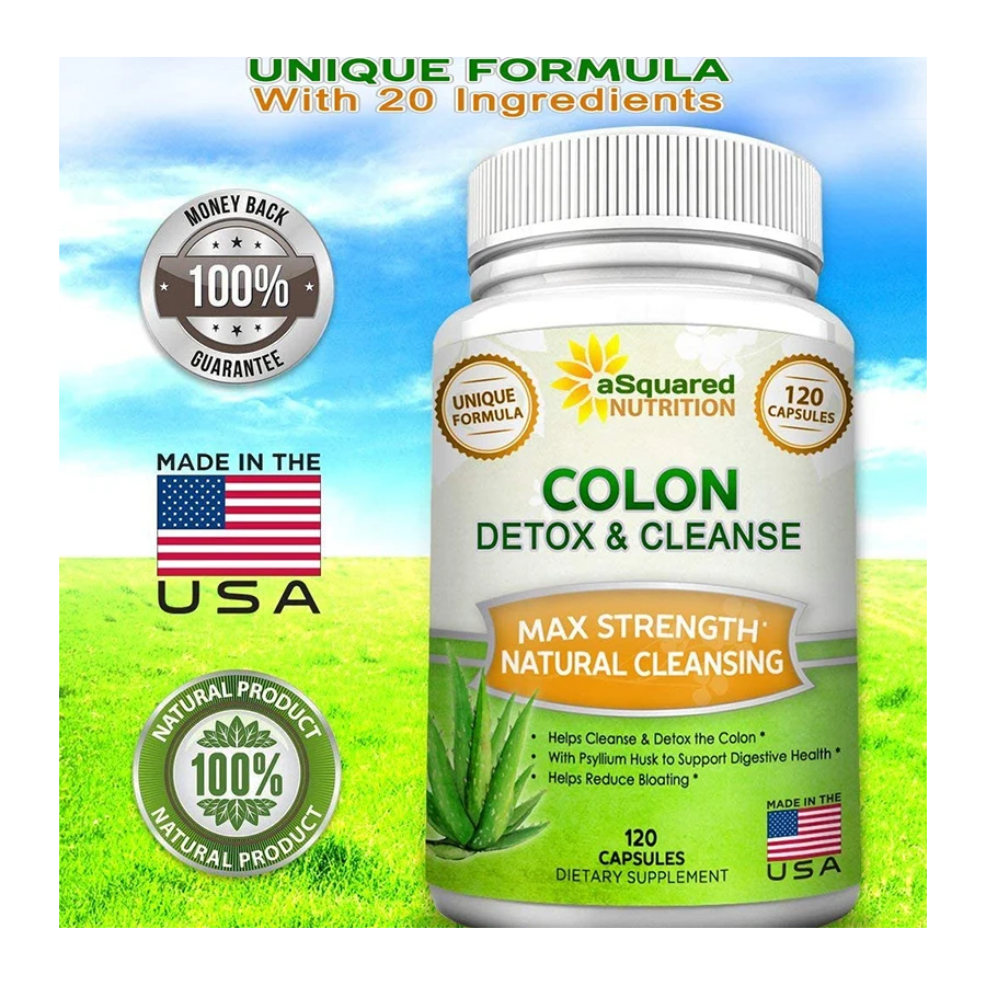 Asquared Nutrition Colon Cleanse Detox Limpieza Colon Higado-3