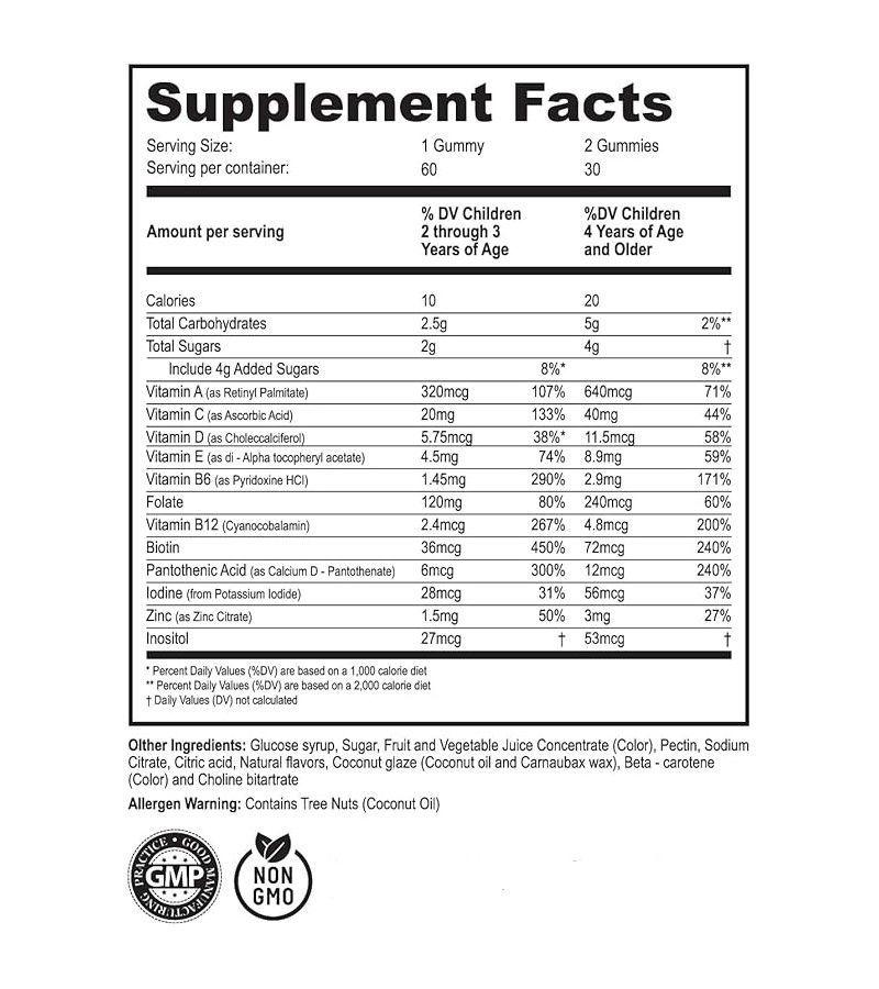 Kids Smart Daily Complete Multivitaminico En Gomitas Niños-6