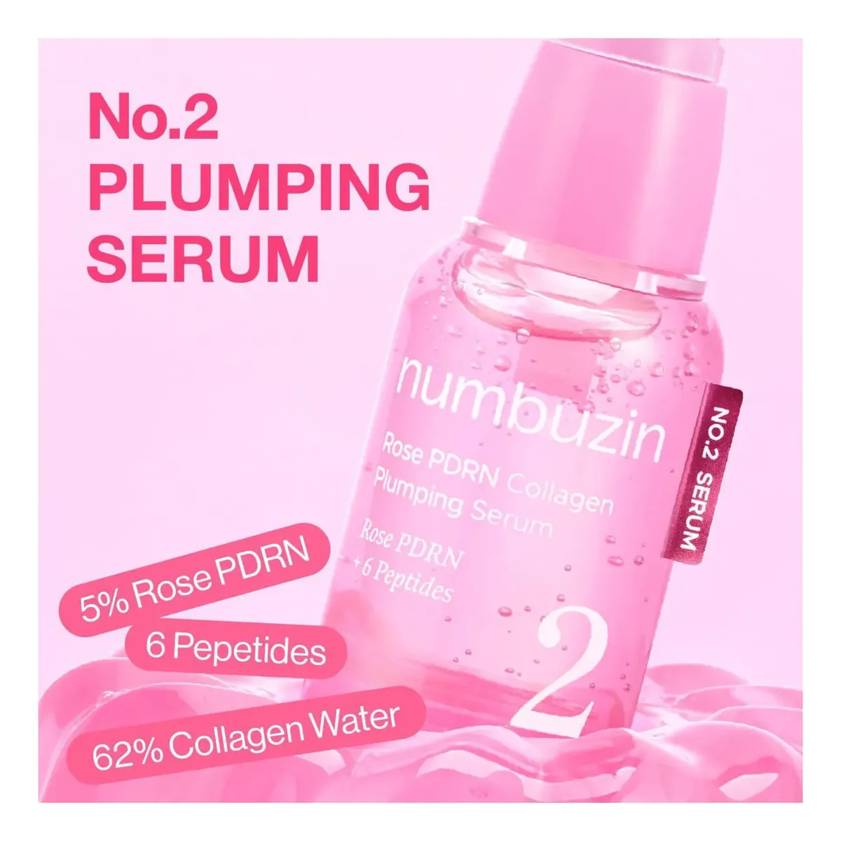 Numbuzin No.2 Serum Pdrn Rose Colageno Reafirmante 30ml-2
