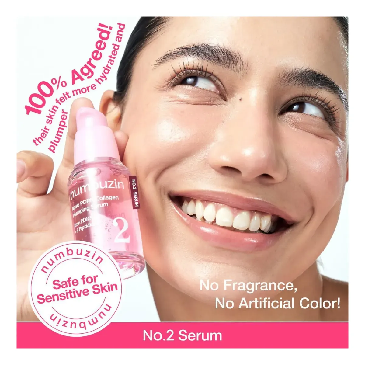 Numbuzin No.2 Serum Pdrn Rose Colageno Reafirmante 30ml-5