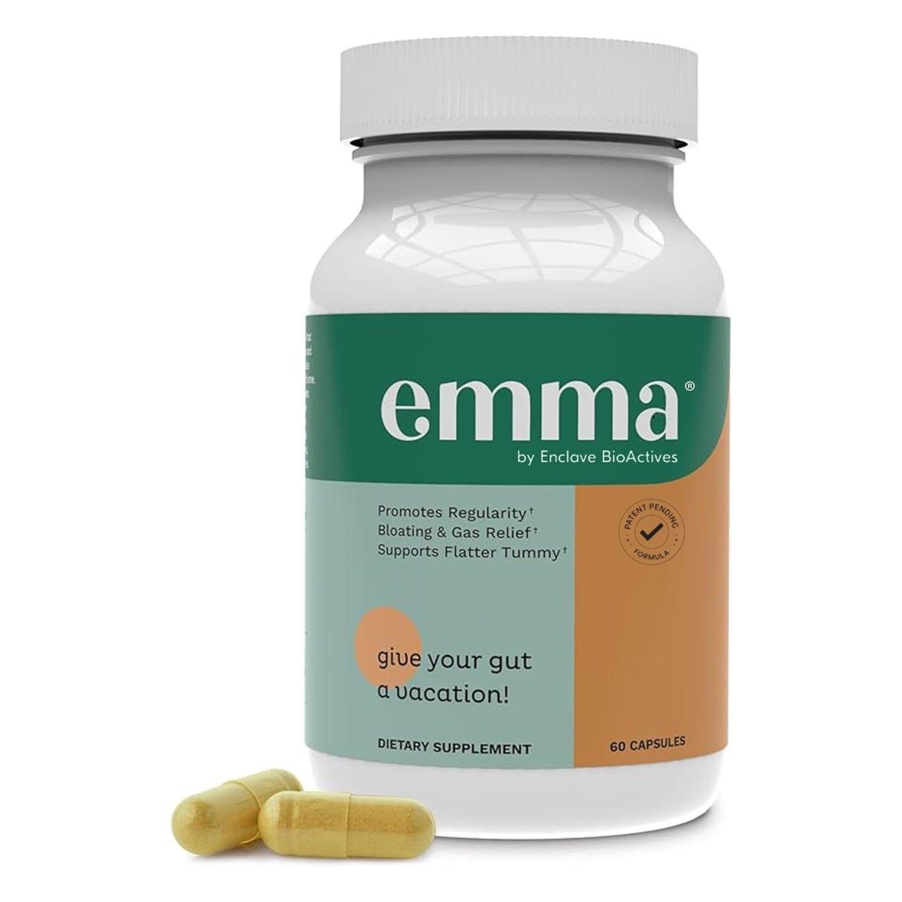 Emma By Enclave Bioactives Para Salud Digestiva Hinchazon Gases 60 EZ caps-0