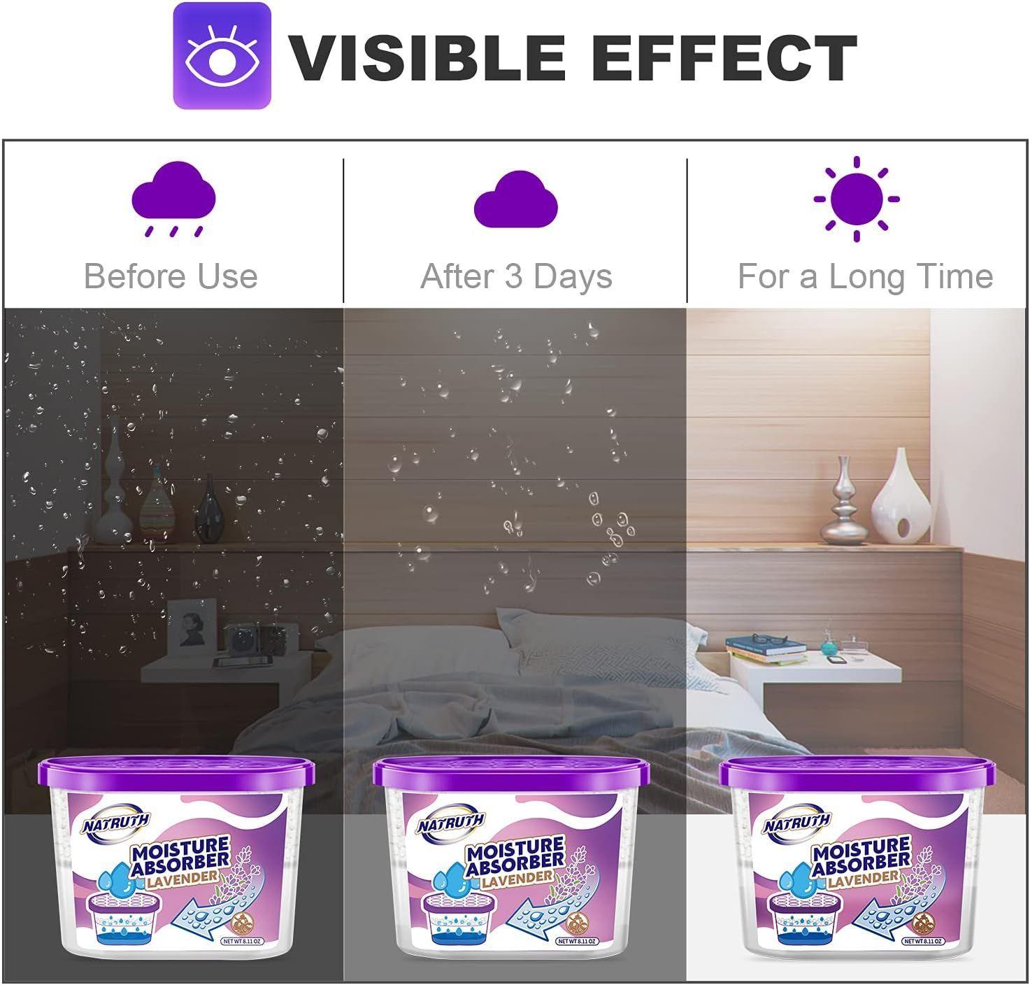 Natruth Moisture Contenedor Absorbedor De Humedad Lavanda-5