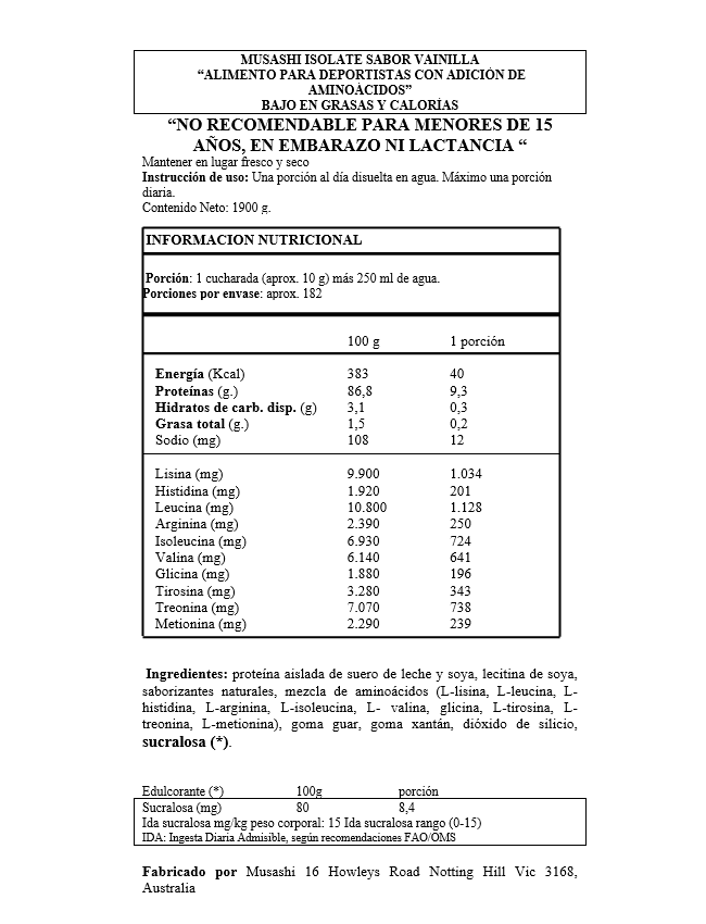 Proteina Bulk Whey Isolate 4 Lbs + Inner Armour Creatina-6
