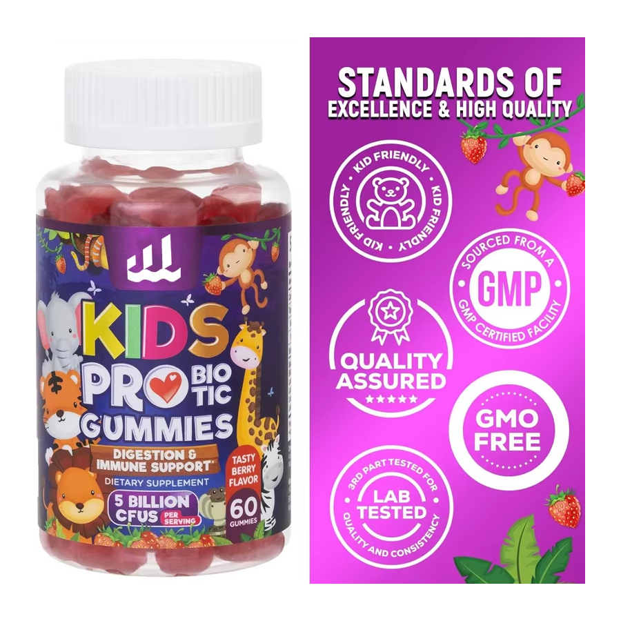 Kids Smart Probiotix 5b Cfu Probioticos Gomitas Niños Berry-2