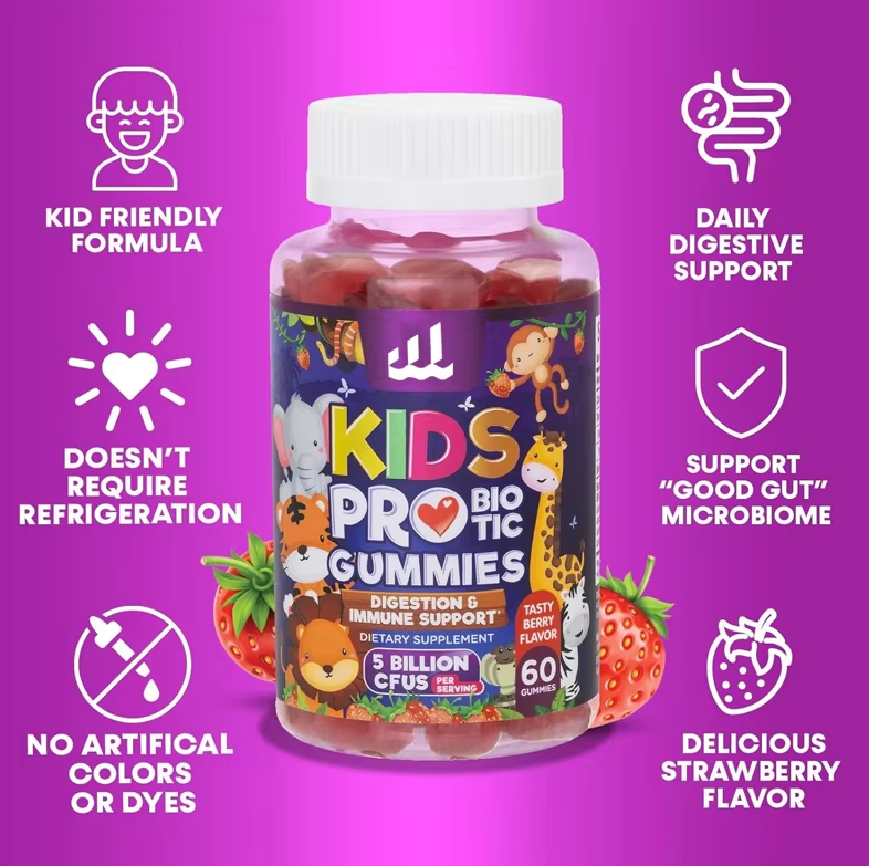 Kids Smart Probiotix 5b Cfu Probioticos Gomitas Niños Berry-6