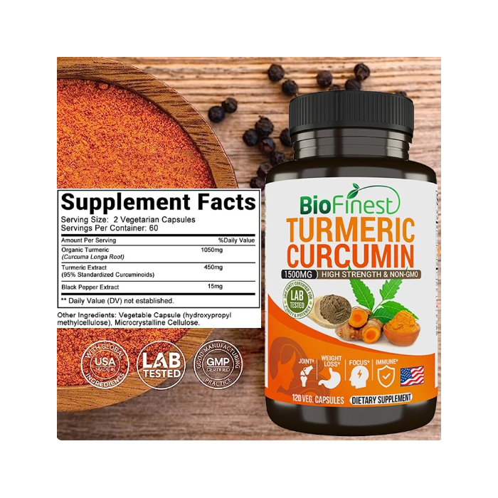 Balincer Glucosamina Condoitrina Msm + Curcuma Turmeric Cuidado Articulaciones-2