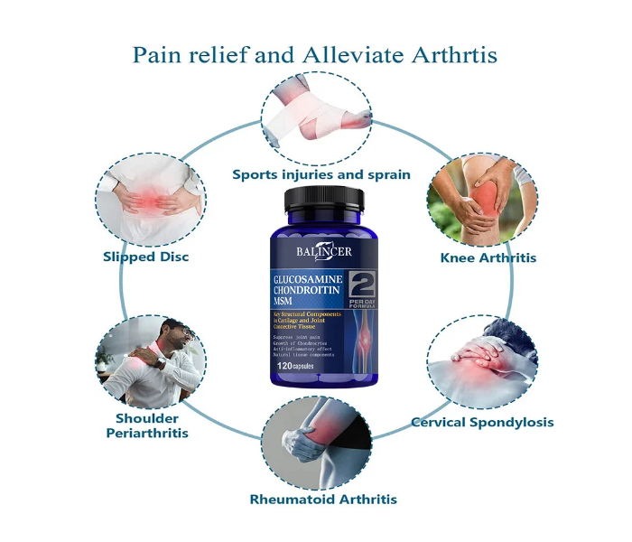 Balincer Glucosamina Condoitrina Msm + Curcuma Turmeric Cuidado Articulaciones-4