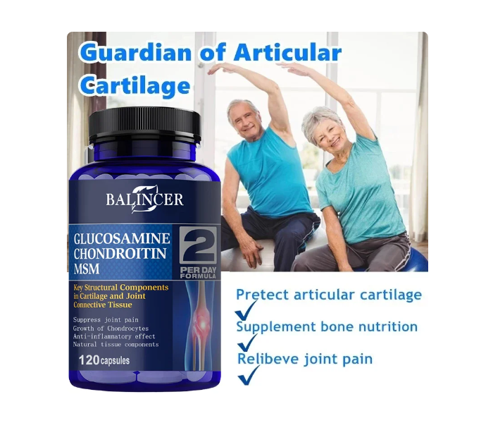 Balincer Glucosamina Condoitrina Msm + Curcuma Turmeric Cuidado Articulaciones-6