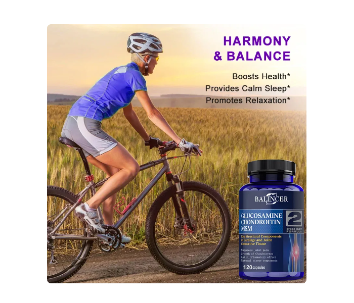 Balincer Glucosamina Condoitrina Msm + Curcuma Turmeric Cuidado Articulaciones-7