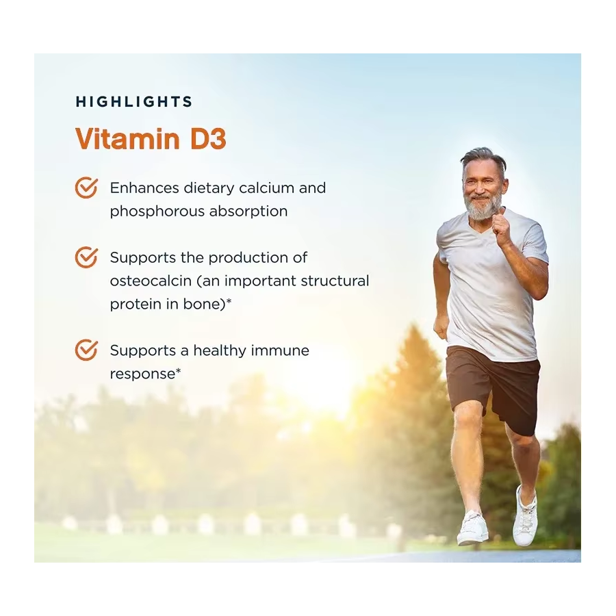 Balincer Vitamina D Cholecalciferol D3 Organica 10000ui 250mcg 120 Caps-3