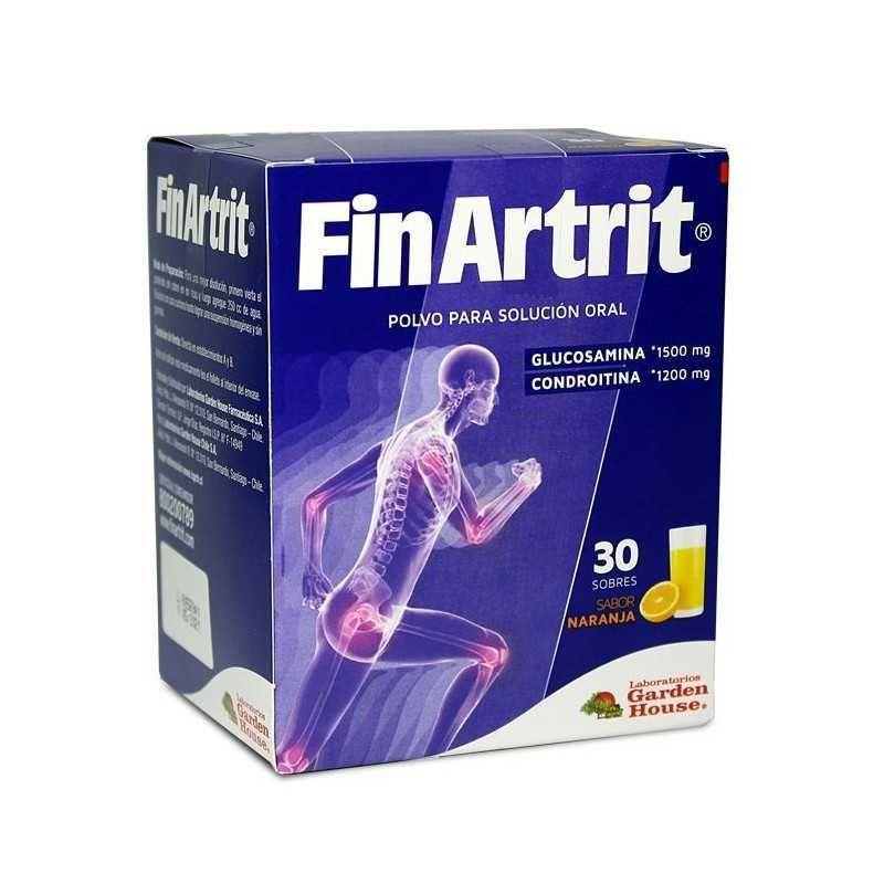 Finartrit Glucosamina Condoitrina En Polvo 30 Sobres Naranja-0