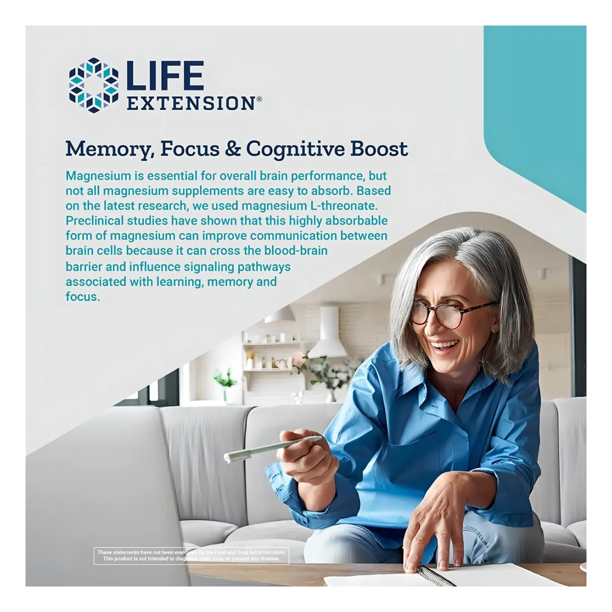 Suplemento De Magnesio Neuro-mag L-threonate 90 Capsulas-2