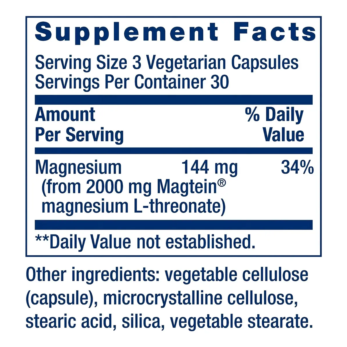 Suplemento De Magnesio Neuro-mag L-threonate 90 Capsulas-7
