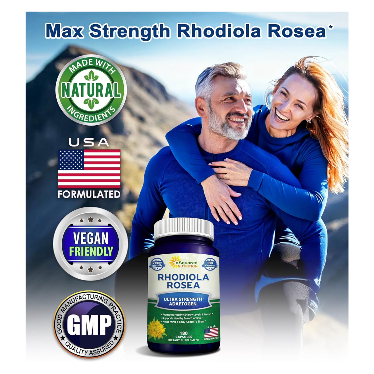 Antioxidante Rhodiola Rosea 1000mg Ultra Strength 120cap-1