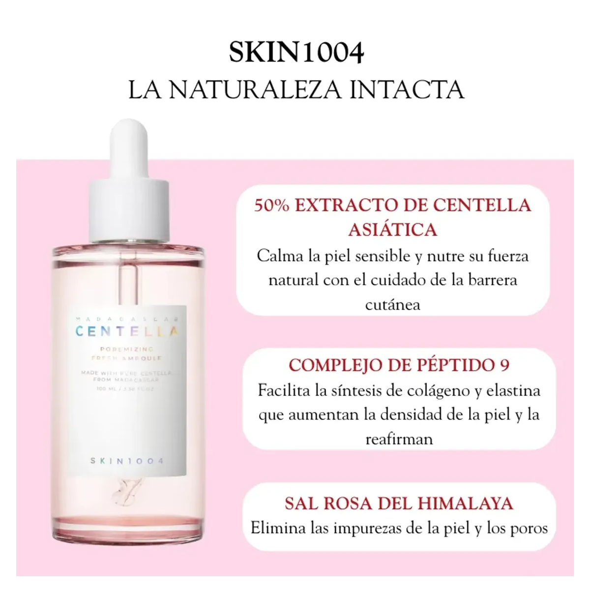 Skin1004 Serum Poremizing Fresh Ampoule Control Brillo 50ml-4