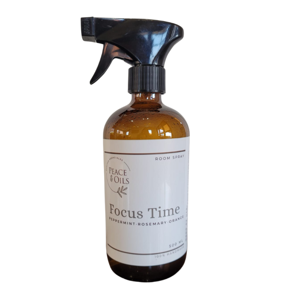 Bruma Aromatizante Espacios Peace & Oils Spray 500ml Focus-0