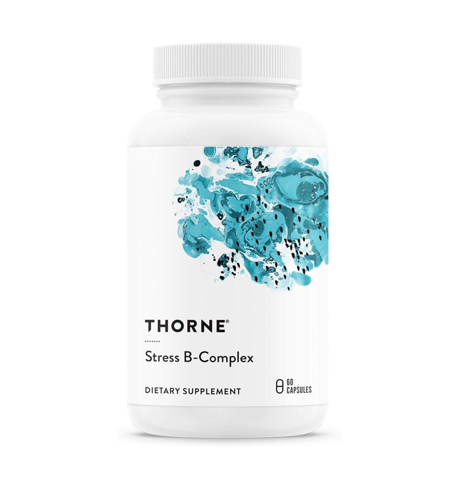 Thorne Stress B Complex Complejo de Vitaminas B Alivia Stress Energia 60 caps-0