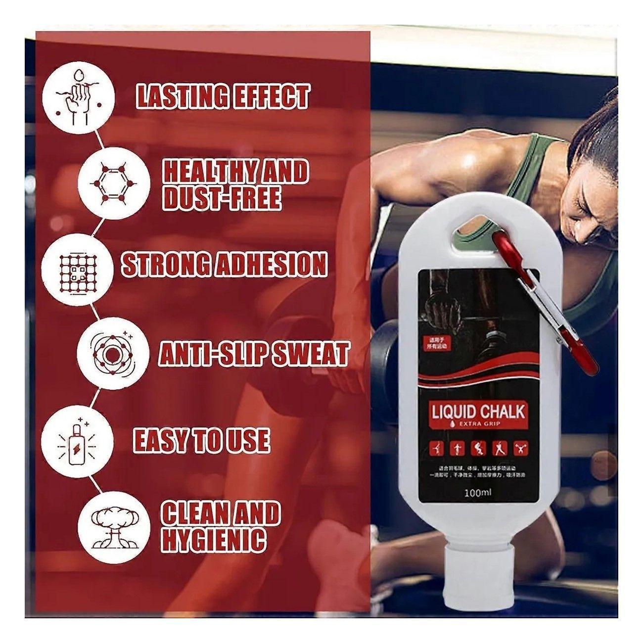 Liquid Chalk Magnesio Liquido Agarre Grip Pesas Crossfit-1