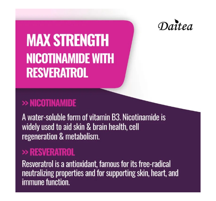 Nad Nicotinamida B3 Resveratrol Revujenecedor Celular 120 caps-2