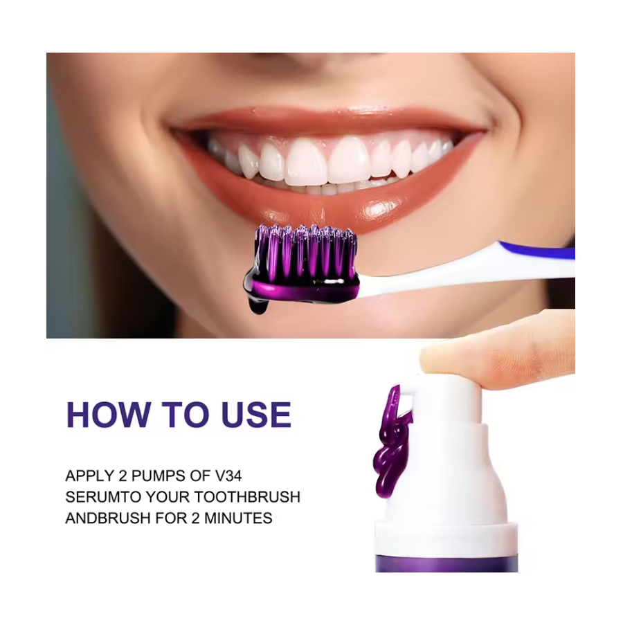 Purple Gel V34 Whitening Booster Pasta Blanqueamiento Dental-2