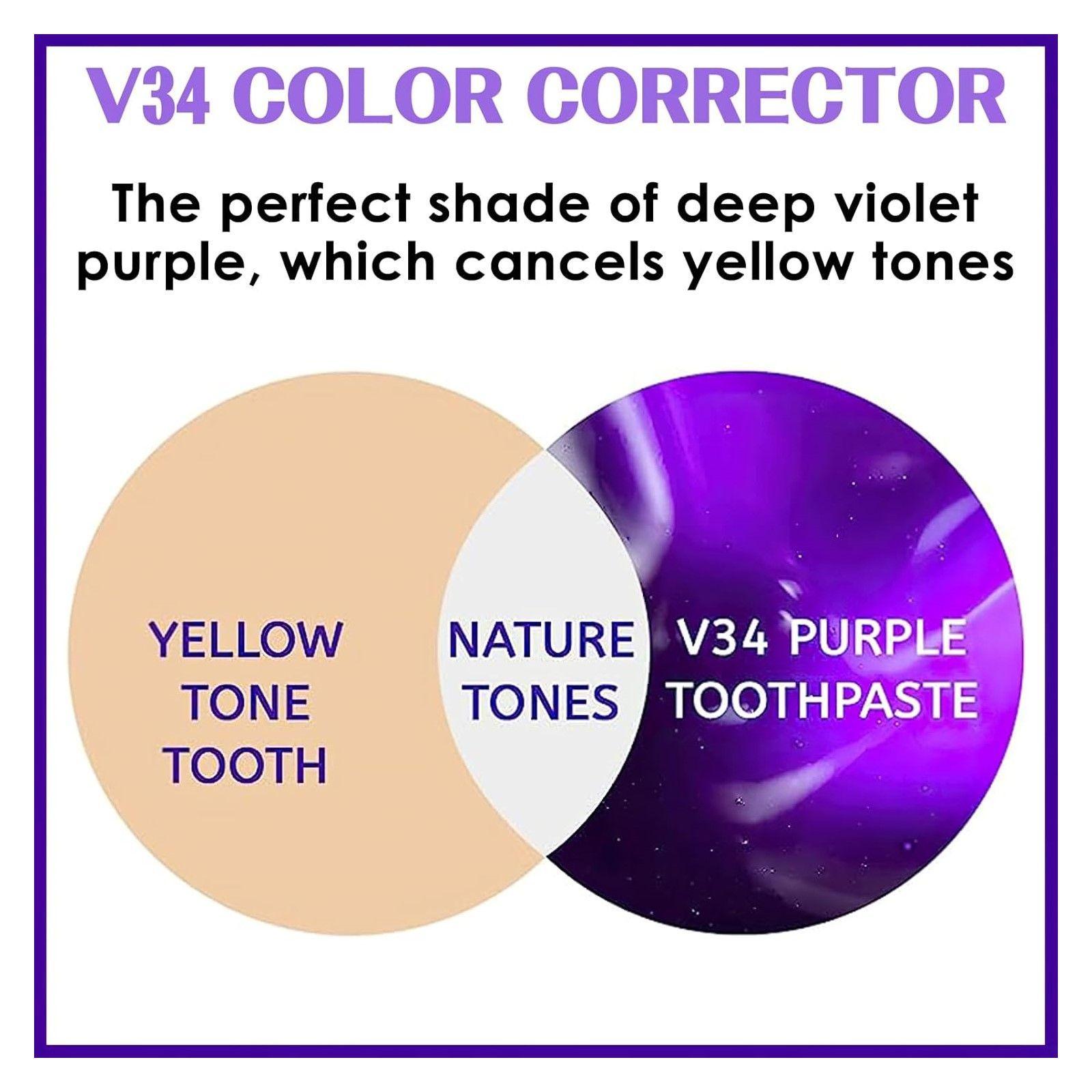 Purple Gel V34 Whitening Booster Pasta Blanqueamiento Dental-4