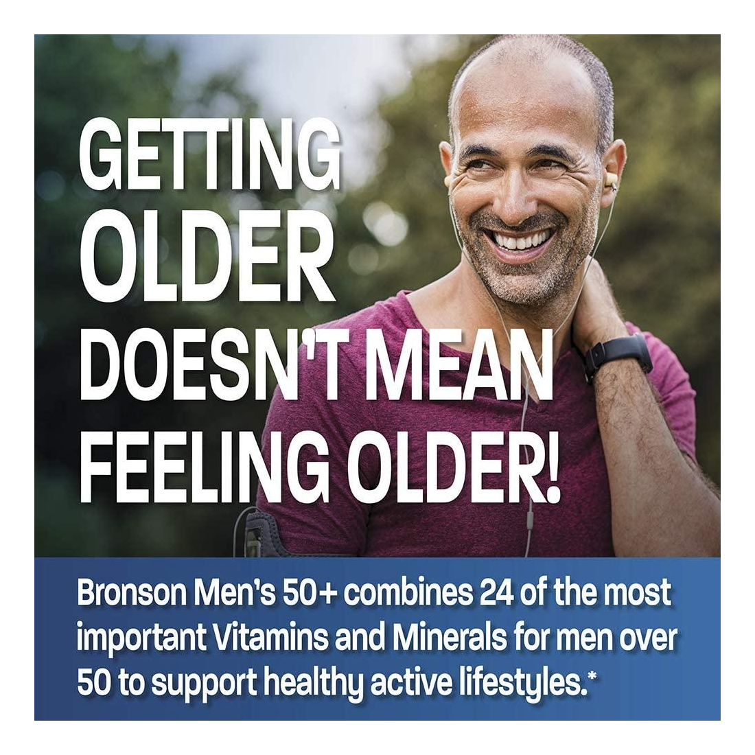 Suplemento Multivitaminico Bronson Men +50 Complete 120 Cap-5