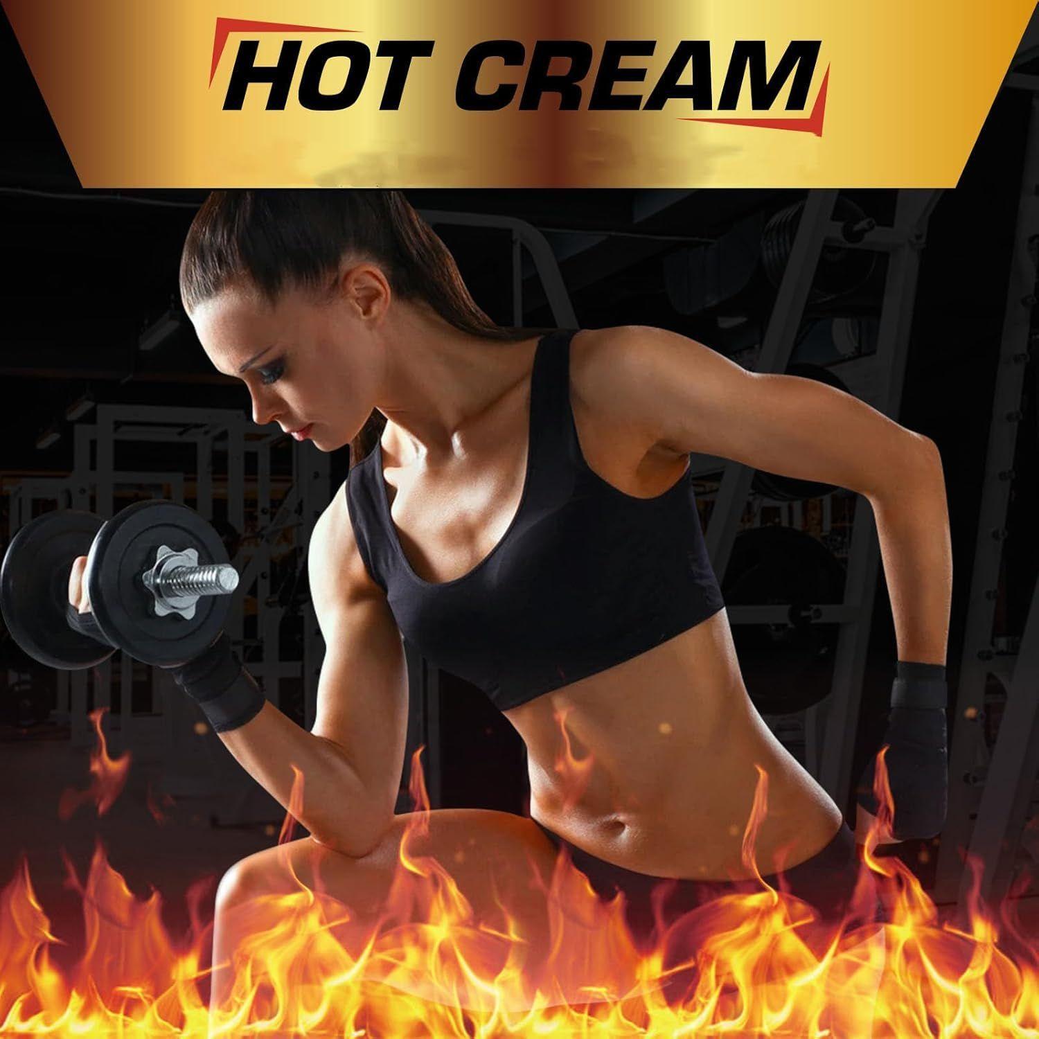 Hot Sweat Cream Crema Reductora Quemadora Grasas Abdominal-4