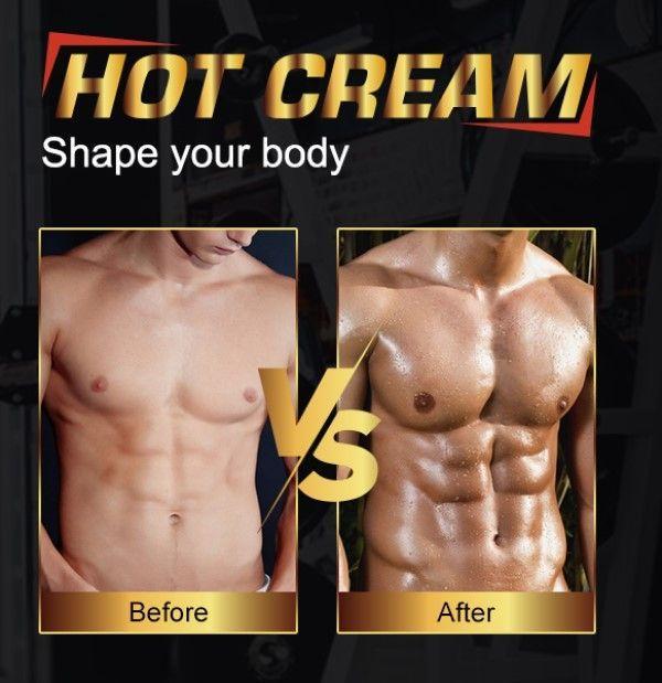 Hot Sweat Cream Crema Reductora Quemadora Grasas Abdominal-5