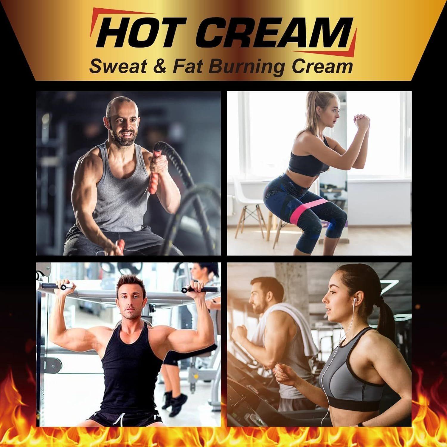 Hot Sweat Cream Crema Reductora Quemadora Grasas Abdominal-6