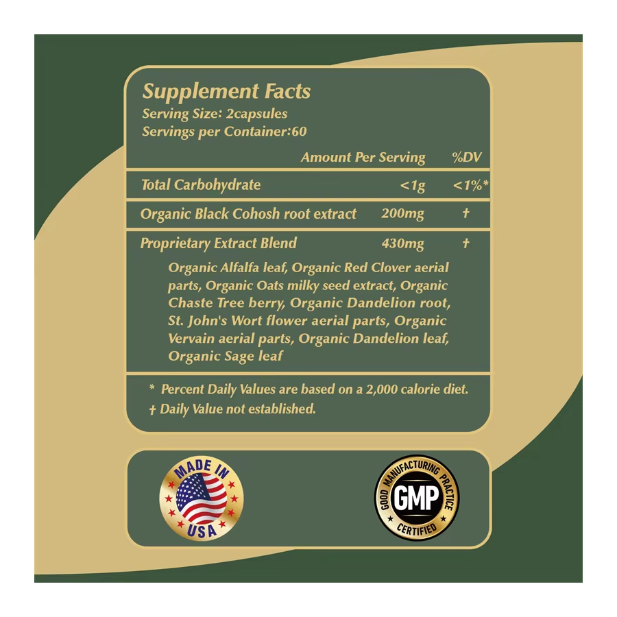 Suplemento Natural Para La Menopausia Menopause Support Meno 120 caps-6