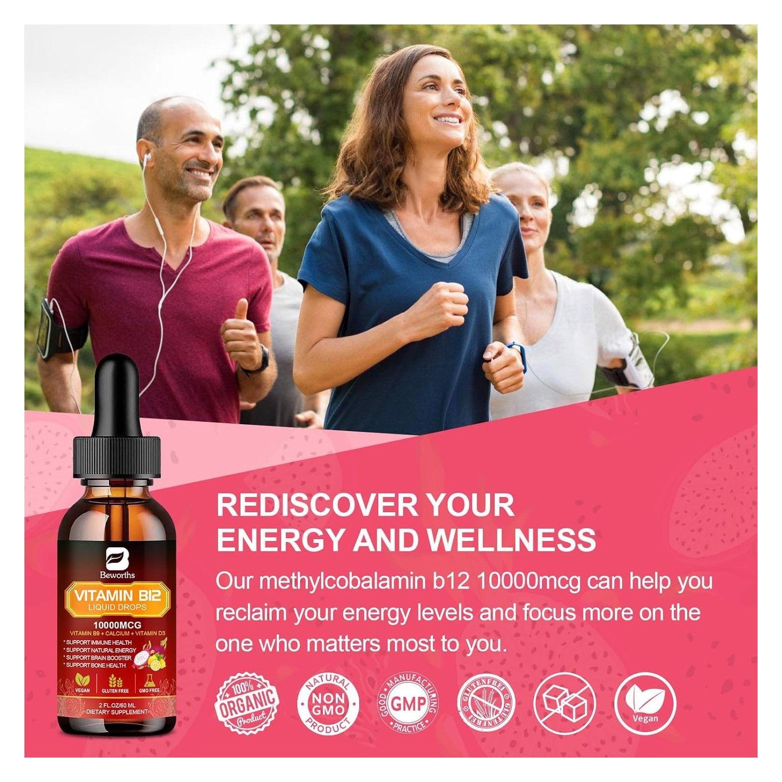 Beworths B12 Vitamina B12 Liquida Sublingual 10000mcg 60ml-4