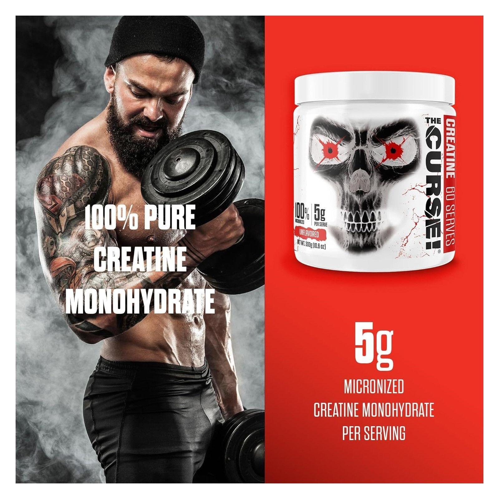 Jnx Sports The Curse Creatina 100% Monohidrato Micronizada-5