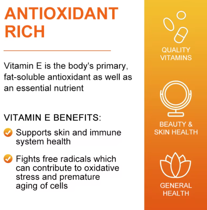 Mulittea Vitamina E 670mg 1000ui 120 Softgels Caps-3