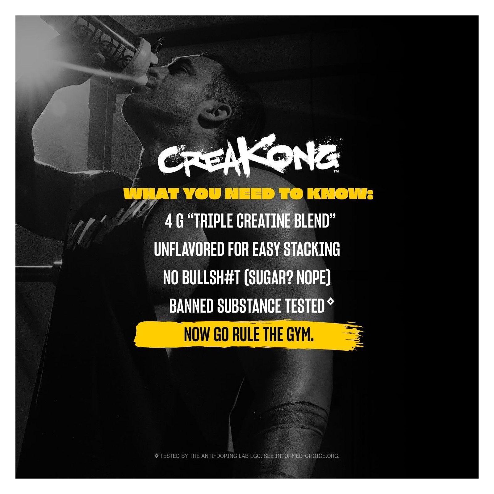 Mutant Creakong Creatina Creapure Multifases 4000mg 300gr-3