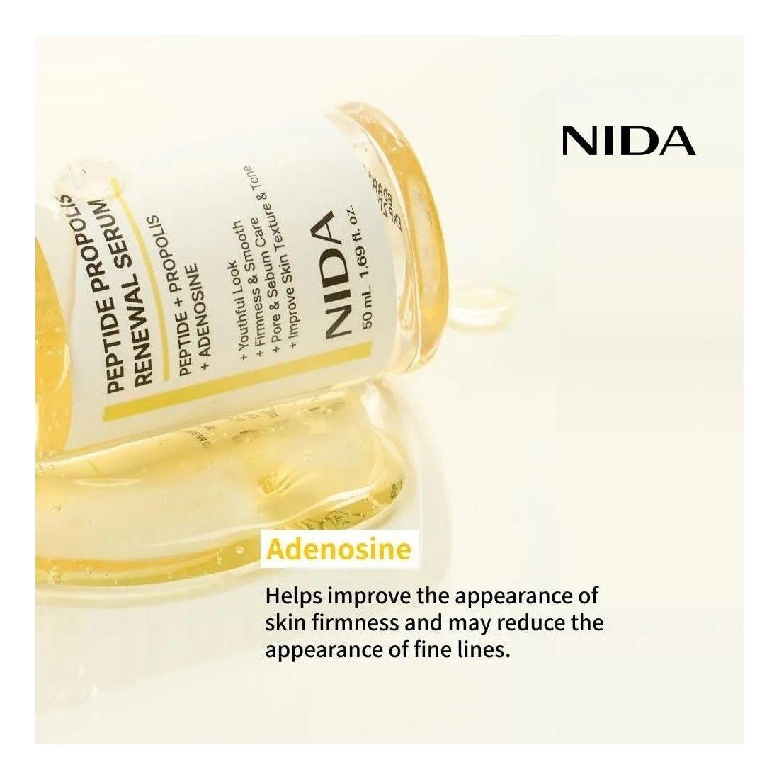 Serum Facial Nida Con Péptidos Y Propóleos 50 Ml Todo Tipo De Piel Día/noche-6