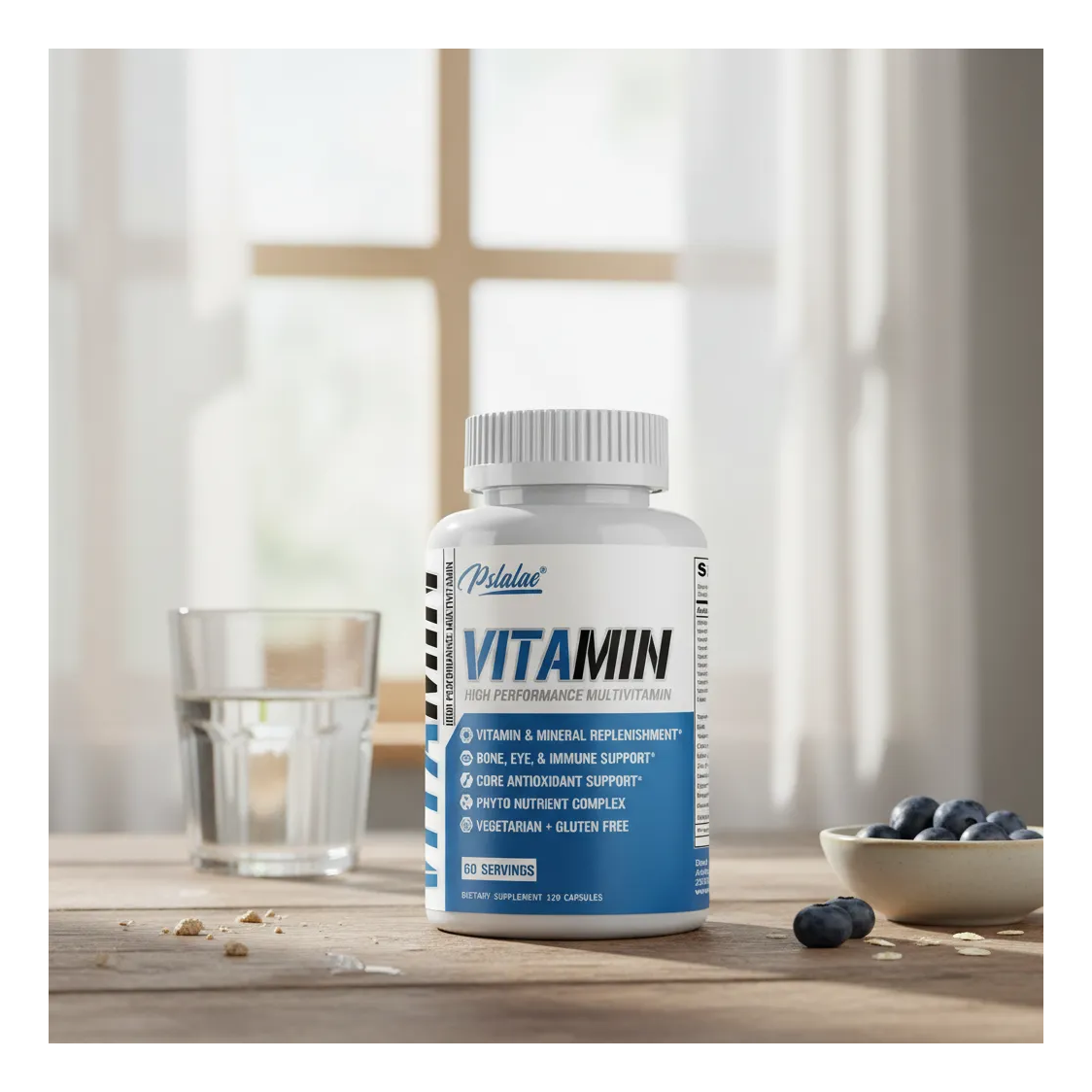 Pslalae Vitamin Multivitaminico Multimineral de Alta Potencia 120 caps-5