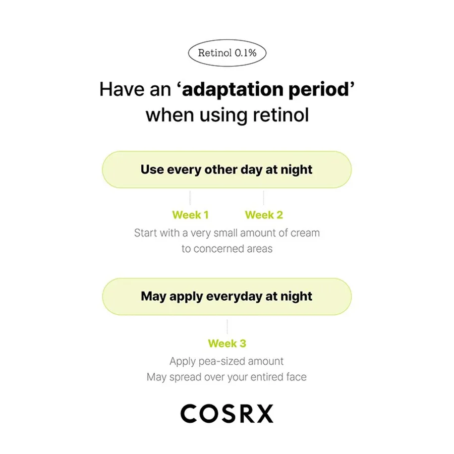 Cosrx Crema Facial Retinol 0.1% Antiarrugas Reafirmante 20ml-7