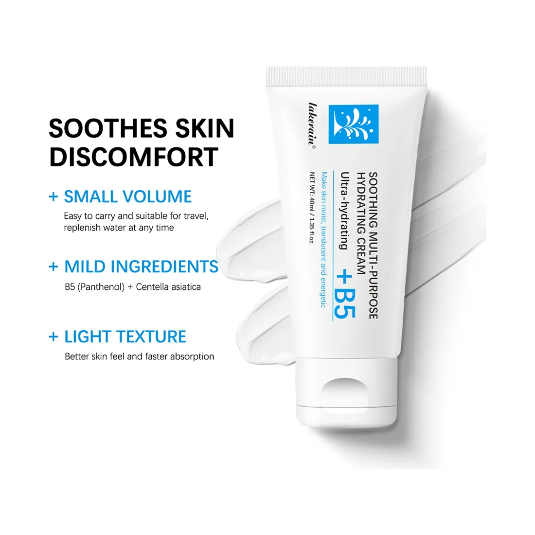 Crema Ultra Hidratante B5+ Reparadora Facial Pantenol  40ml-2