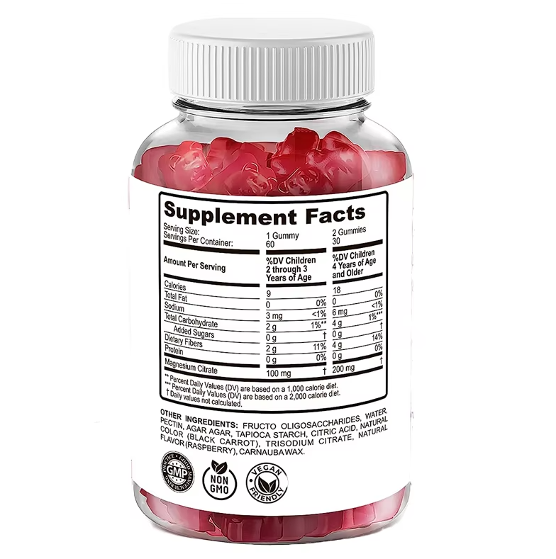 Kids Smart Citrato De Magnesio Gomitas Para Niños 60u Berry-7