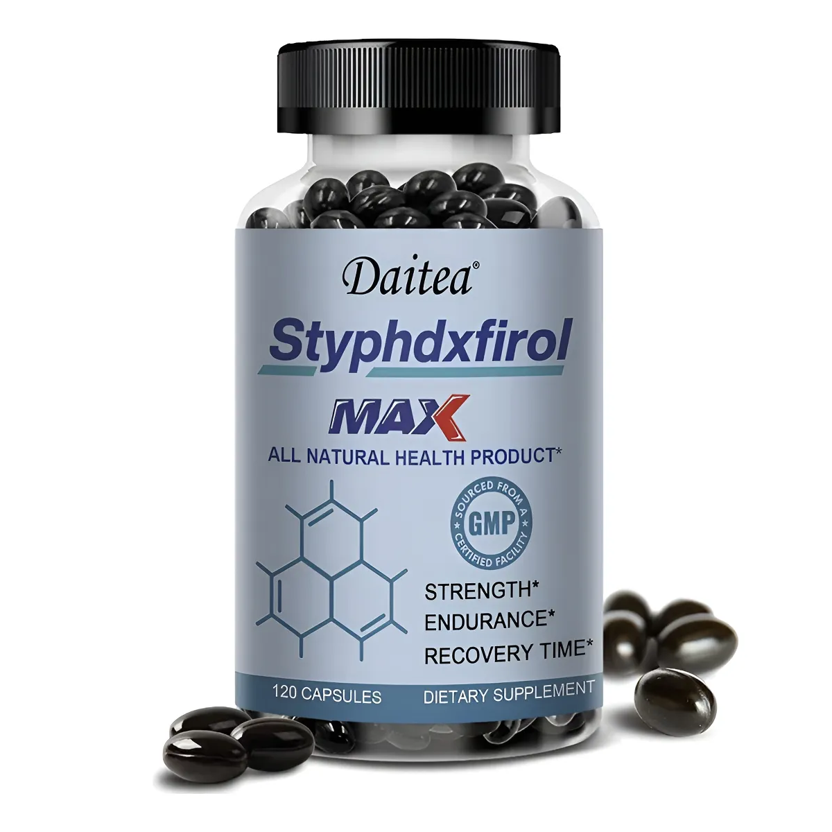 Arginina Akg Styphdxfirol Max Flow Aumento Oxido Nitrico 120 Softgel Caps-0