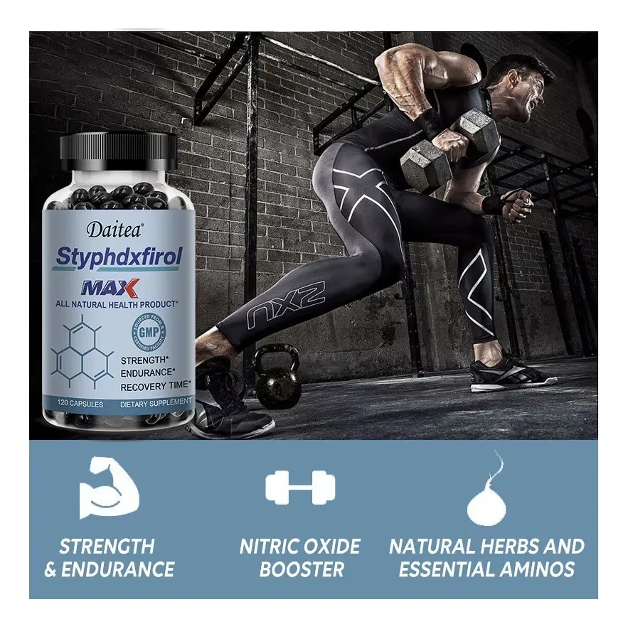Arginina Akg Styphdxfirol Max Flow Aumento Oxido Nitrico 120 Softgel Caps-1