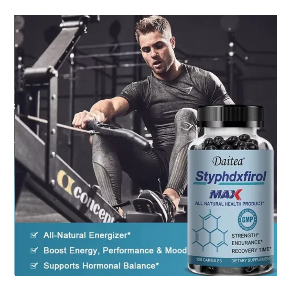 Arginina Akg Styphdxfirol Max Flow Aumento Oxido Nitrico 120 Softgel Caps-3