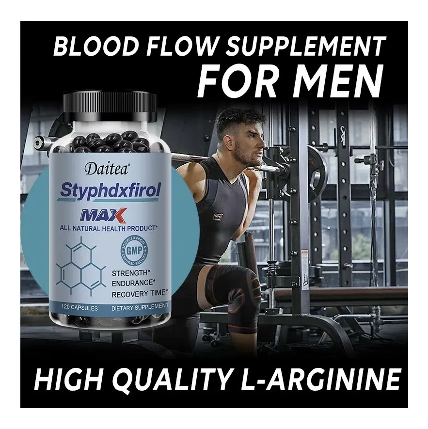 Arginina Akg Styphdxfirol Max Flow Aumento Oxido Nitrico 120 Softgel Caps-4