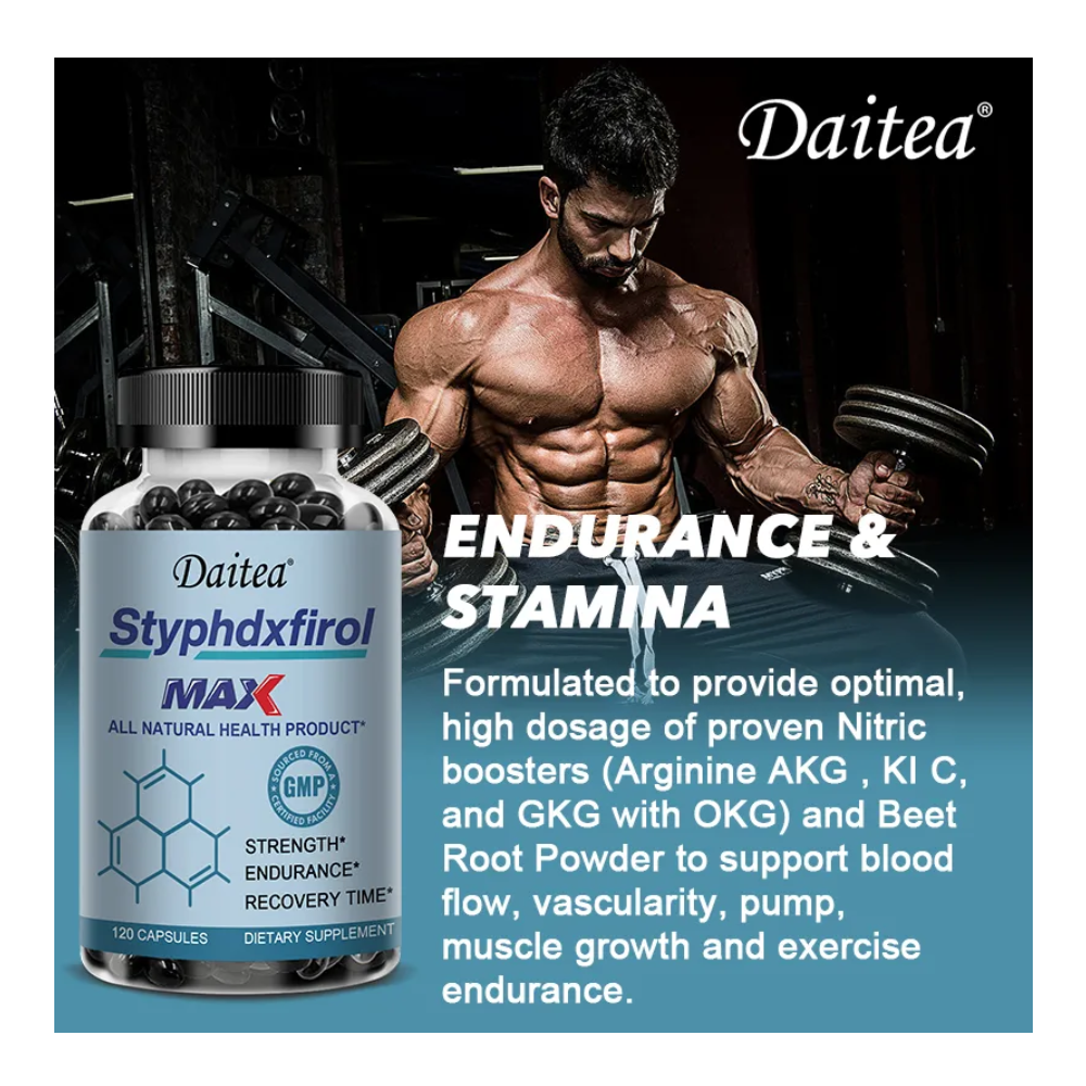 Arginina Akg Styphdxfirol Max Flow Aumento Oxido Nitrico 120 Softgel Caps-7