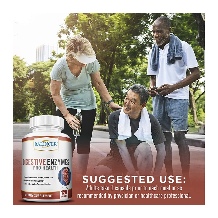 Balincer Enzimas Digestivas Mejoran La Digestion Estomacal 120 caps-5