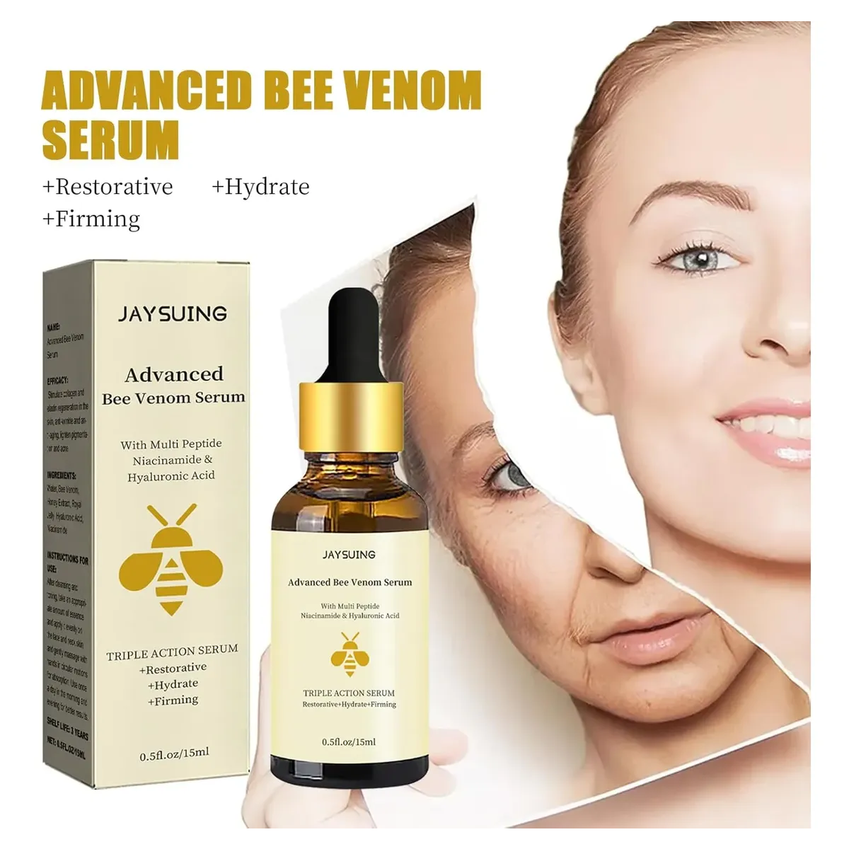 Crema Neckpon Cuello Efecto Lifting + Botox Bee Venom Serum-4