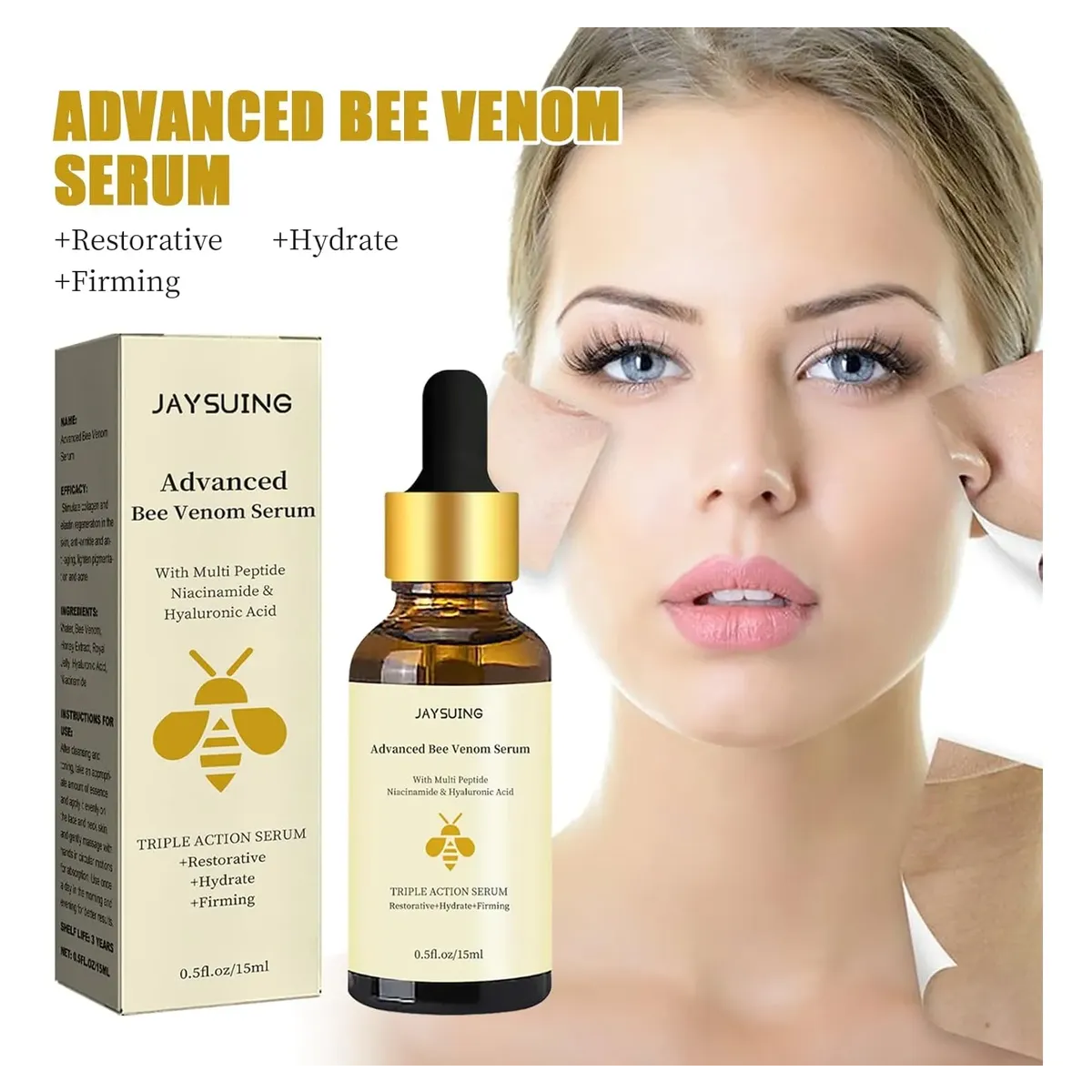 Crema Neckpon Cuello Efecto Lifting + Botox Bee Venom Serum-6
