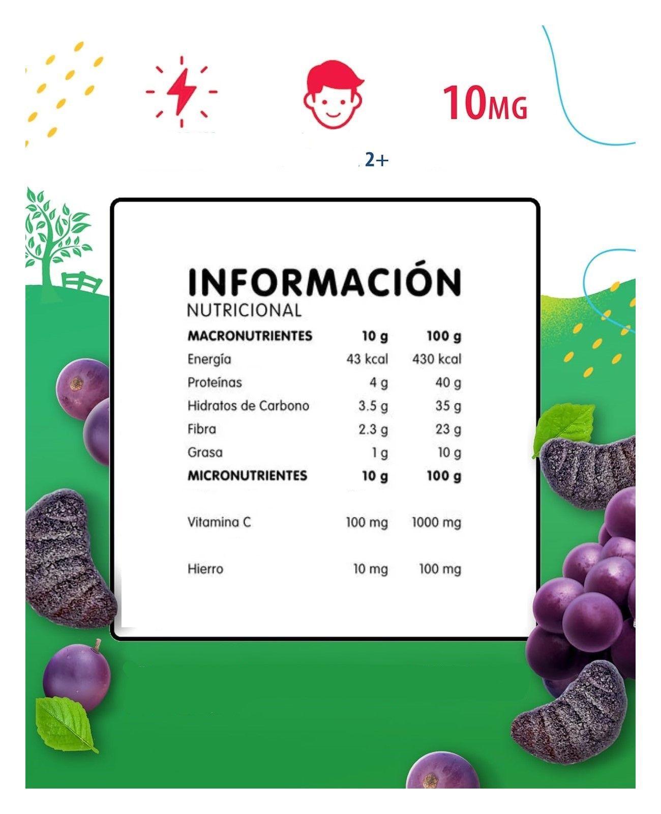 Kids Smart Iron Hierro Gomitas Con Vitamina C Para Niños 60u-5