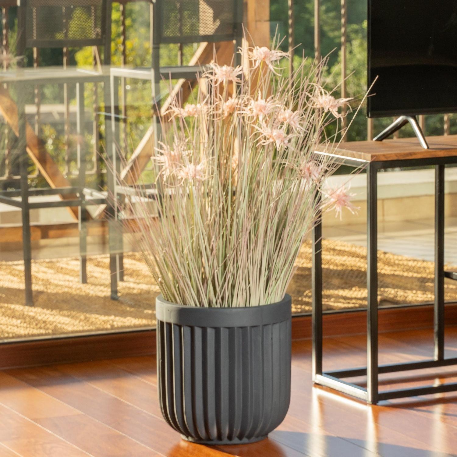 Planta artificial Grass Rosado 91 Cm-1
